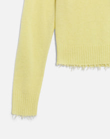 Womens | The Loose Polo Cardigan | Limeade