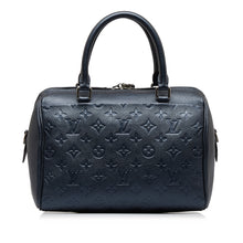 Louis Vuitton Pre-Owned Monogram Empreinte Pins Speedy Bandouliere 25 | Women | Blue x Navy