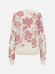 Mohair Crew Neck Sweater | Beige