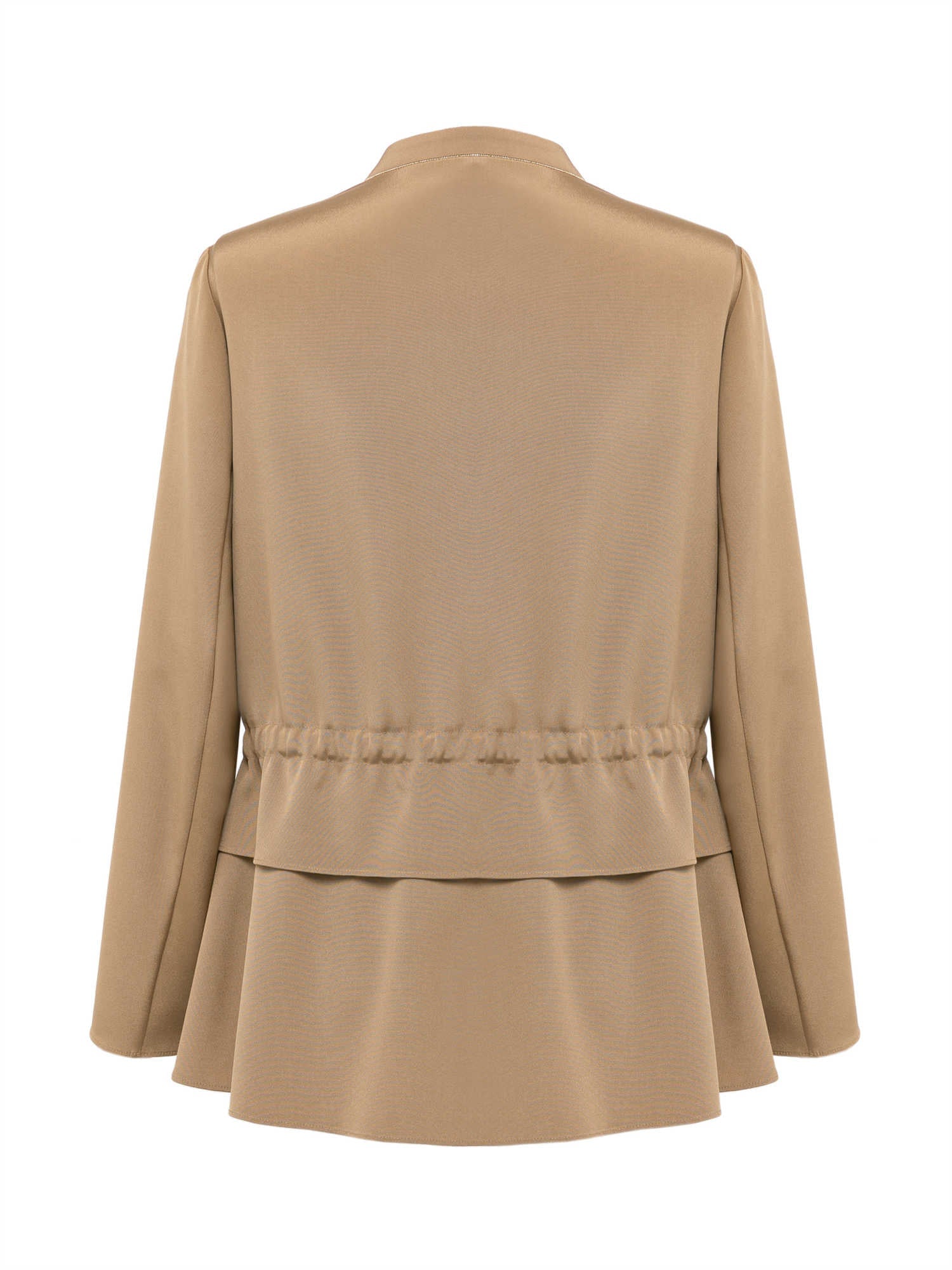 Mulberry Silk Sophisticated Jacket | Khaki