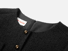 Parisian-style Knit Dress | Black