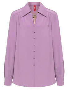 Mulberry Silk Blouse | Purple