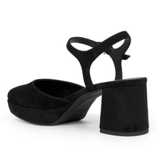 Soir Dress Platform | Black Kid Suede
