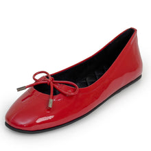 Perle | Racing Red Patent Faux Leather