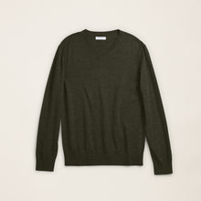 Mens | Cole Merino Lightweight V-Neck Sweater | Thyme