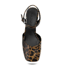 Senna Dress Platform | Tobacco Faux Jaguar Print