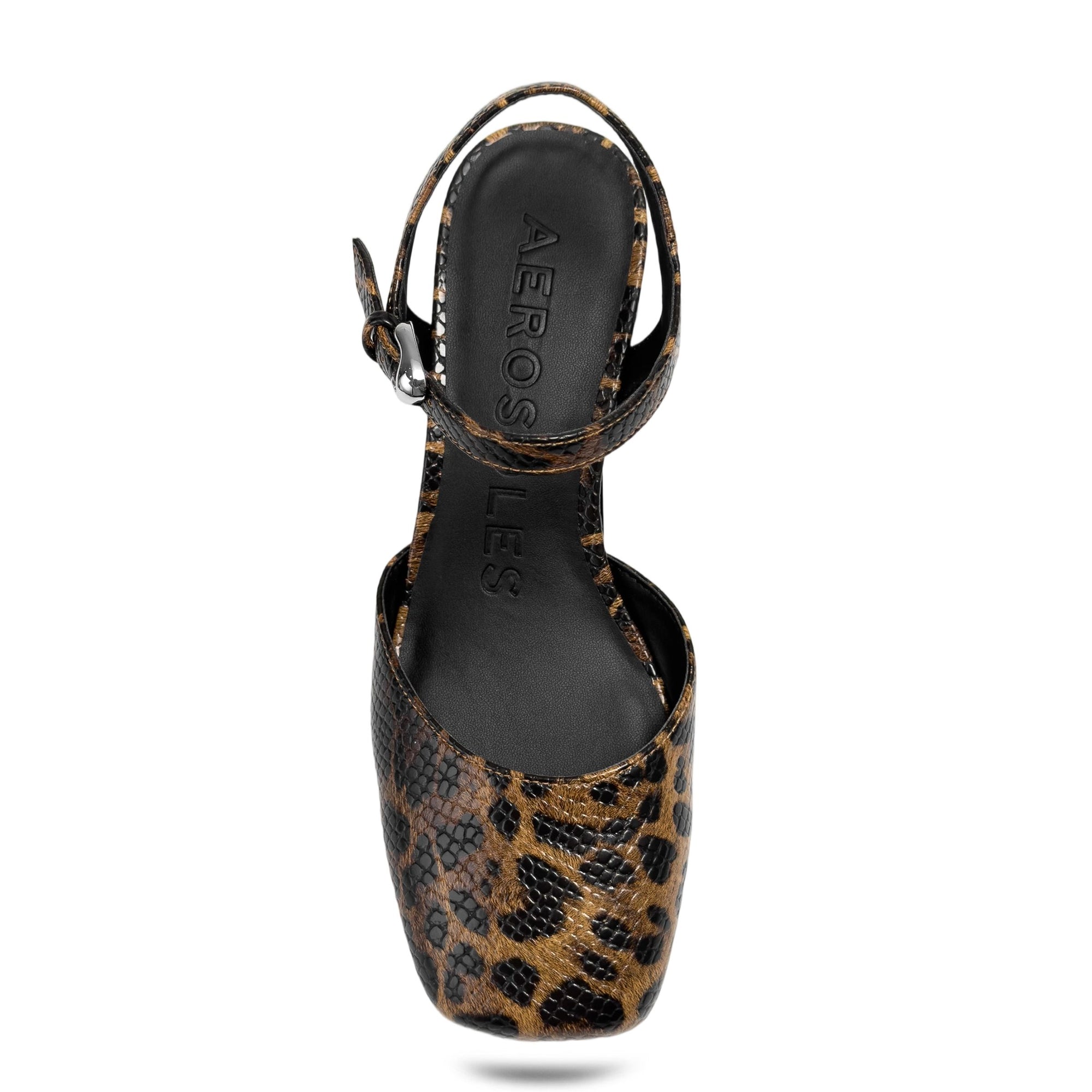 Senna Dress Platform | Tobacco Faux Jaguar Print