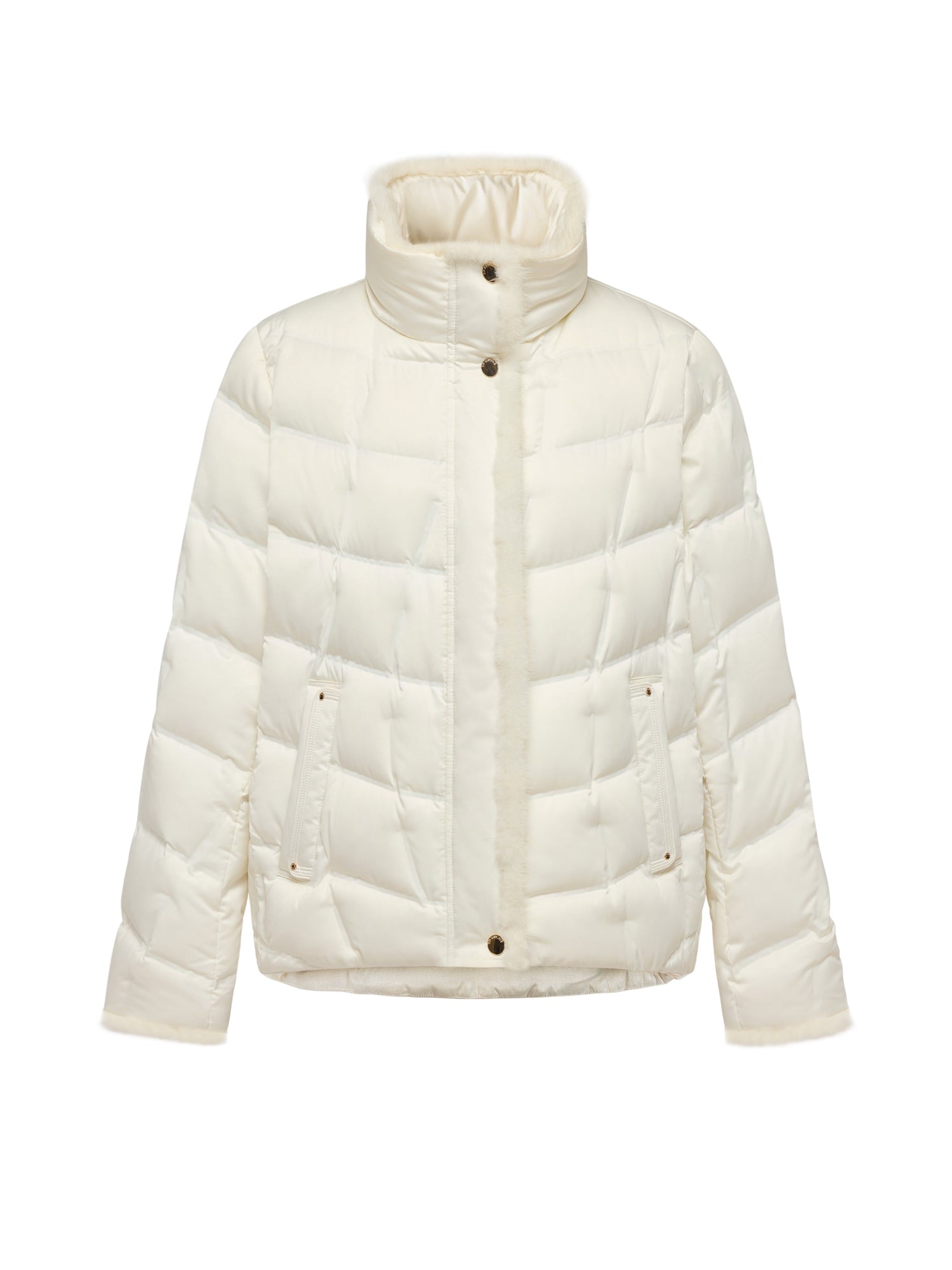 Duck Down Jacket | White