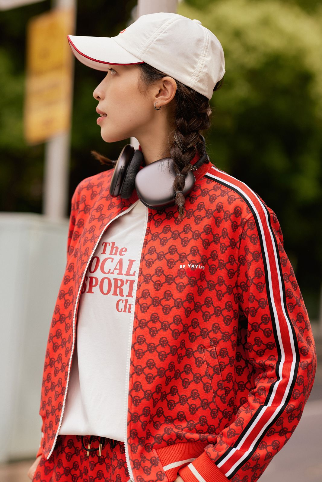 Loose Fit Letter Print T-Shirt | White