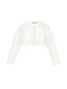 Girls | Cotton Cardigan | Cream