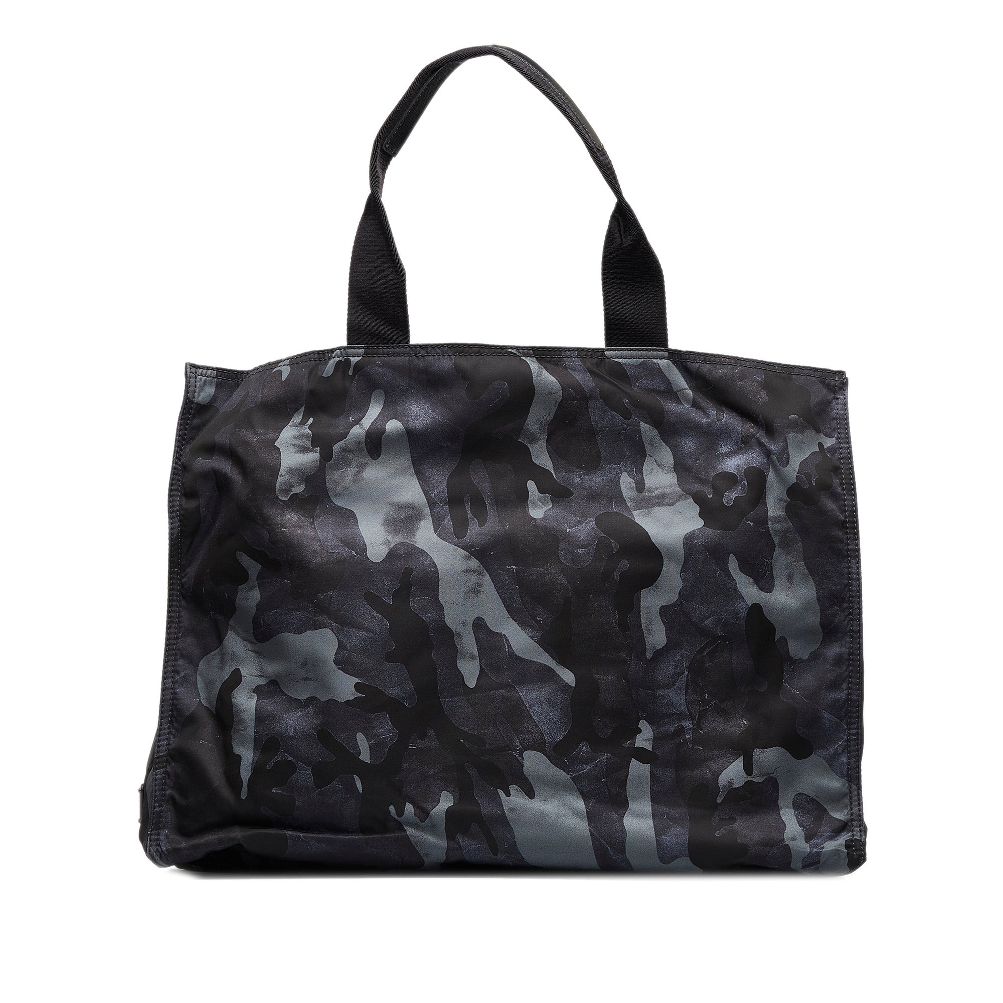 Prada Pre-Owned Tessuto Camouflage Tote Bag | Women | Black