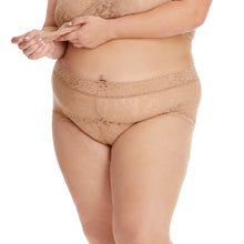 Plus Size Daily Lace Boyshort | Taupe