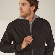 Mens | Chase Cashmere-Wool Bomber Jacket | Black