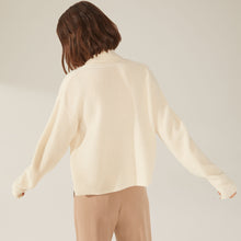 Womens | Ellie Chunky Cashmere Turtleneck | Ivory