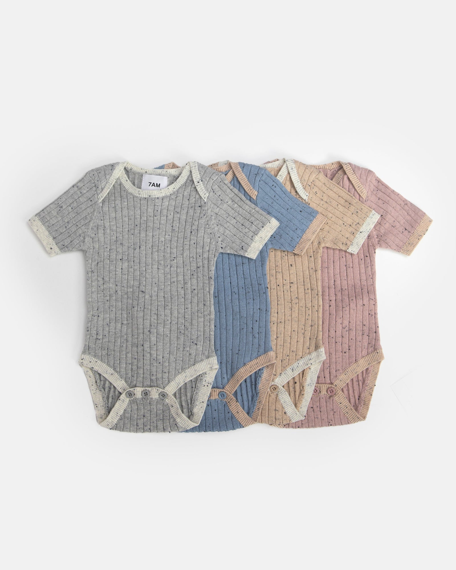 Short Sleeve Bodysuit - Hug Me | Oat