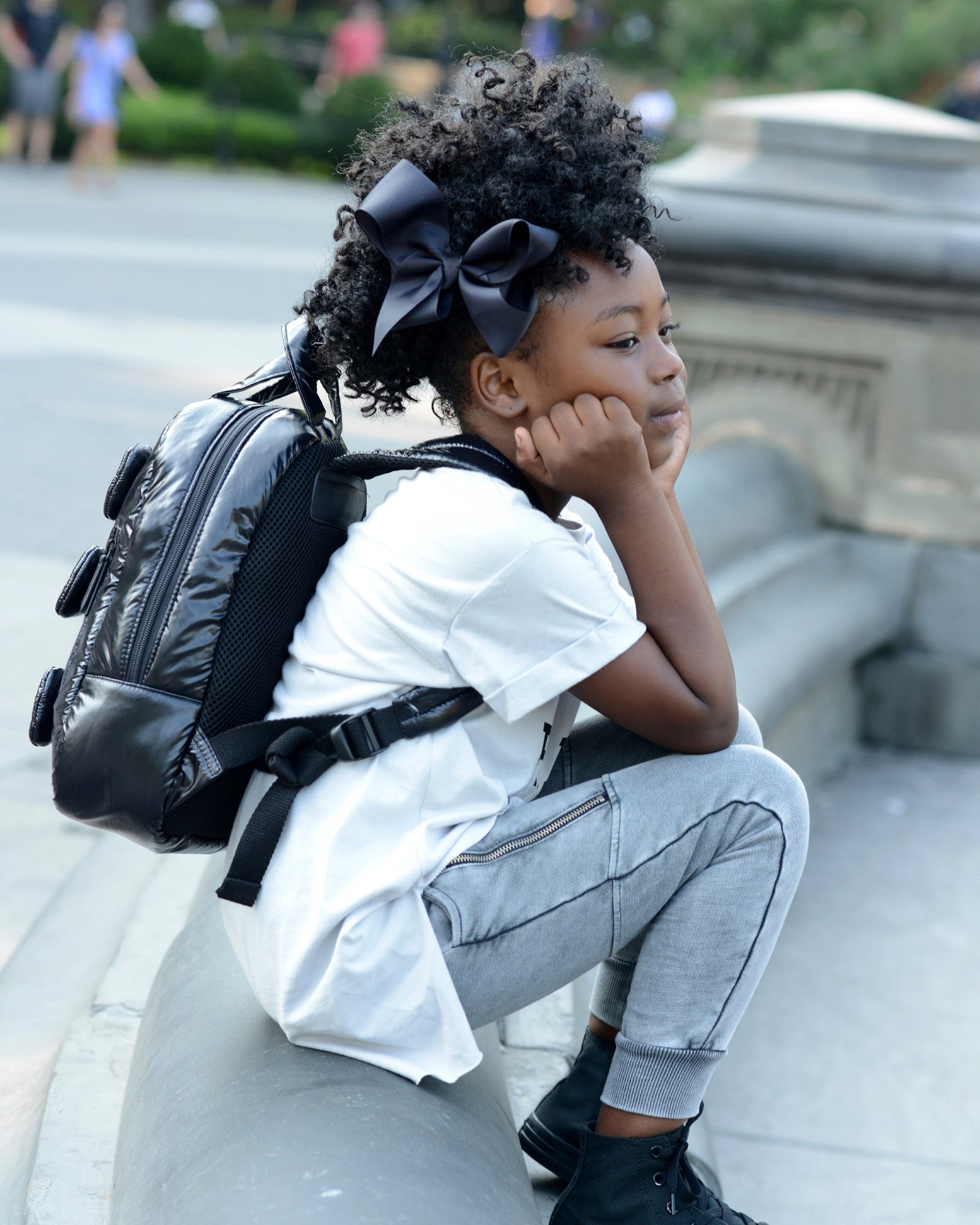 Bows Backpack | Black