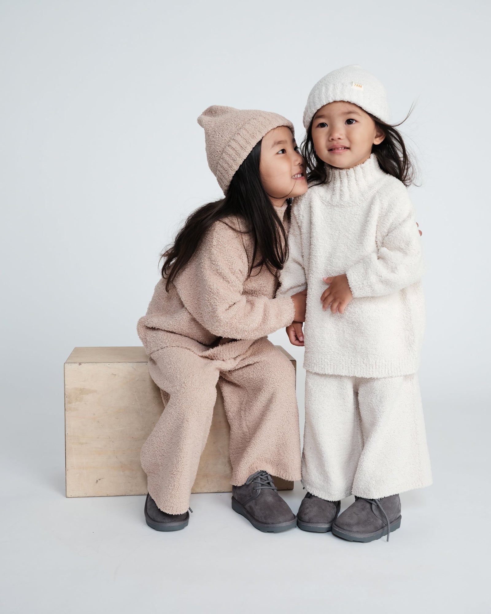 Wide Pants - Fuzzy | Ecru