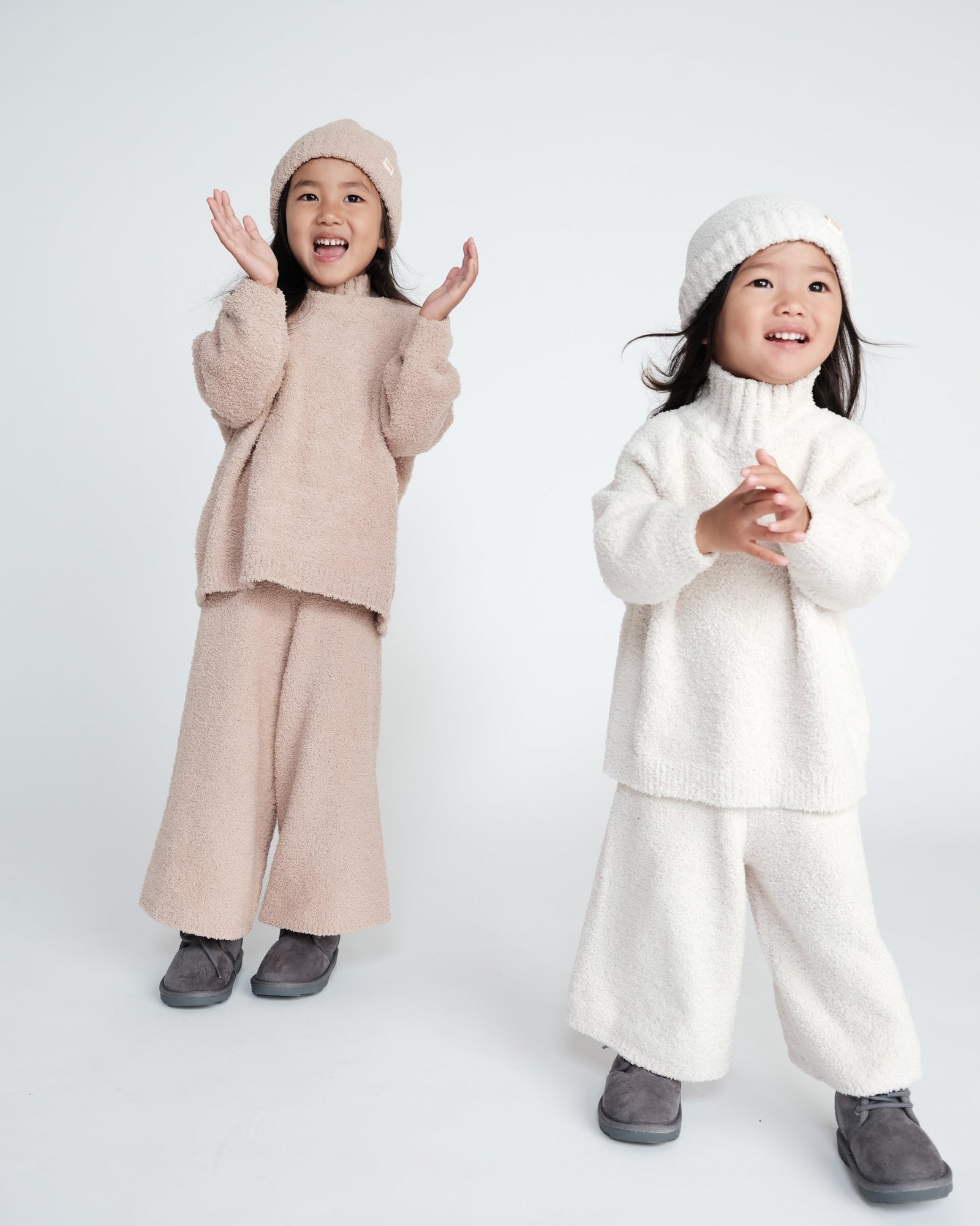 Wide Pants - Fuzzy | Ecru