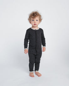 Long Sleeve Jumpsuit No Footie - Hug Me | Heather Grey
