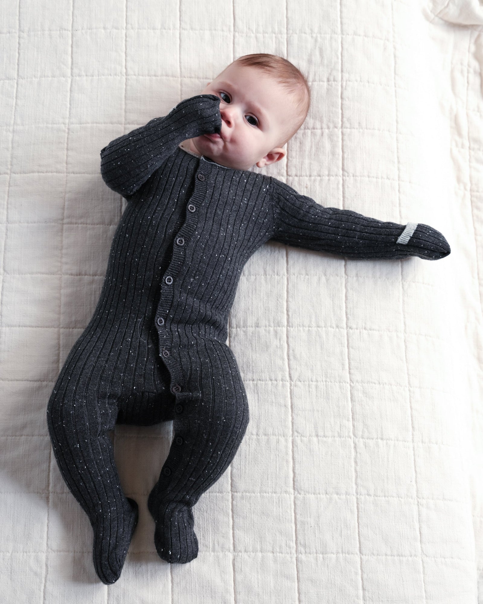 Long Sleeve Jumpsuit Footie - Hug Me | Ash Rose