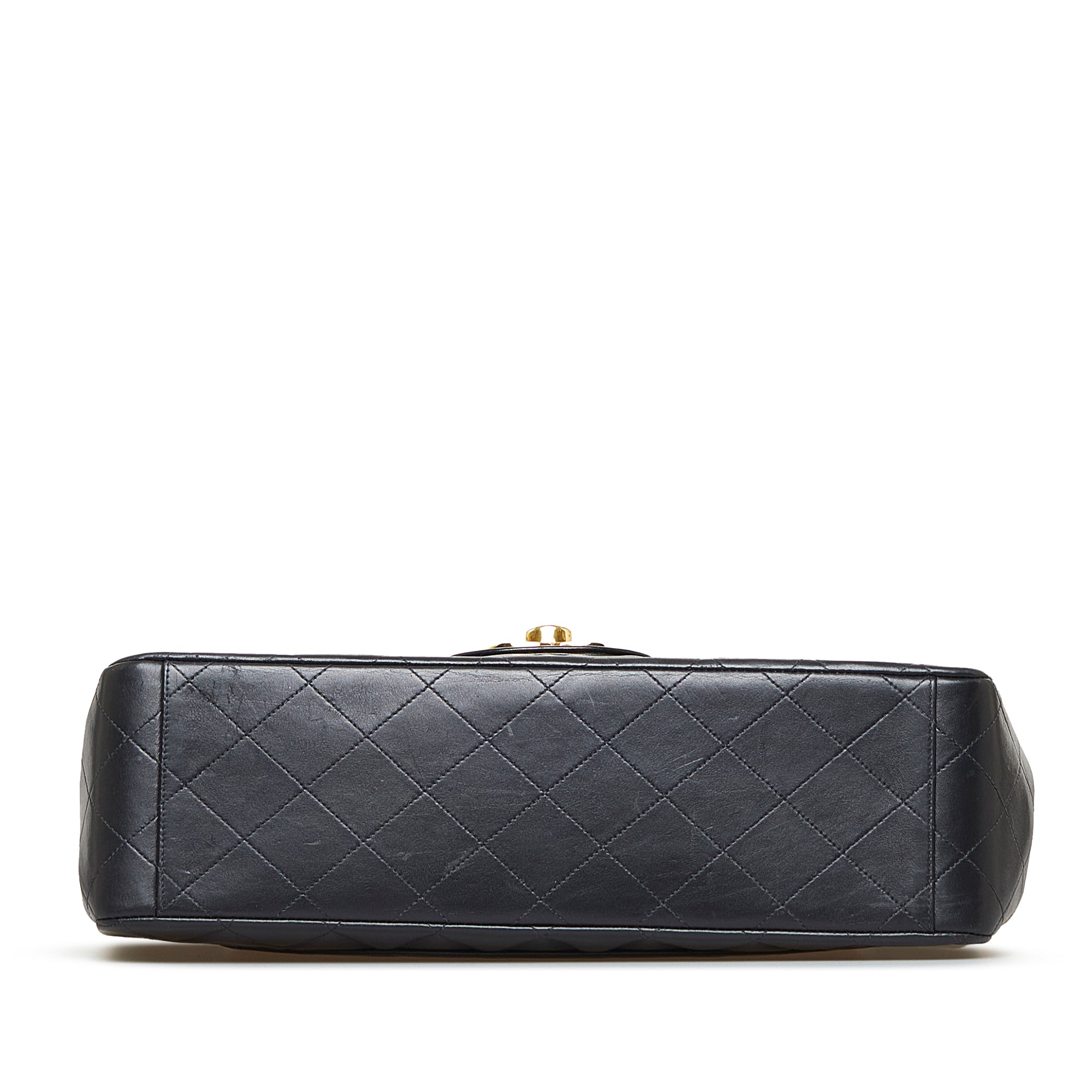 Chanel Pre-Owned Maxi XL Classic Lambskin Single Flap | Women | Black (V2)