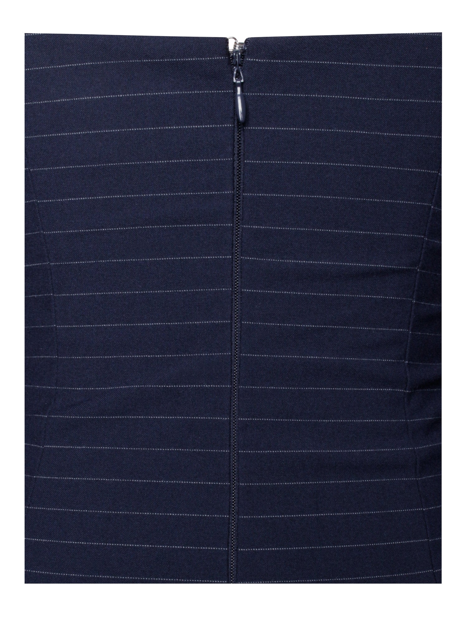 Melody Pinstripe Halter Drop Waist Mini Dress | Navy Blue
