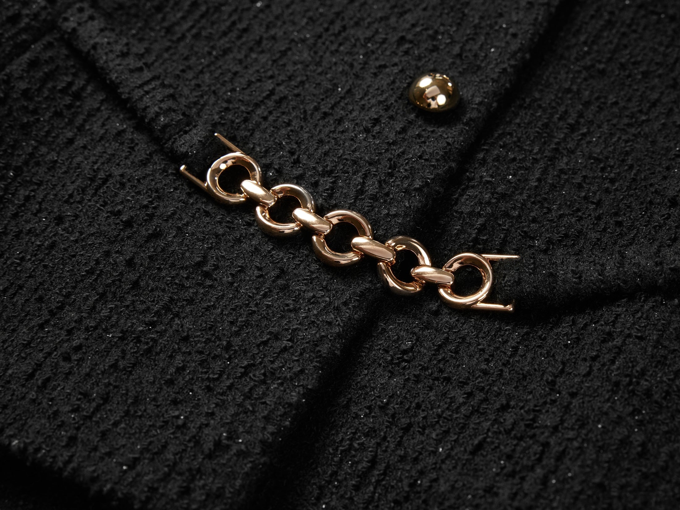 Parisian-style Knit Dress | Black
