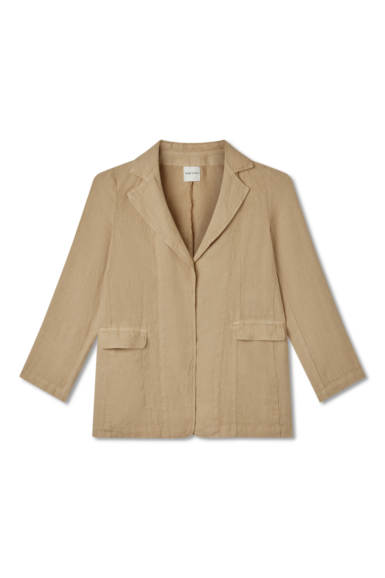 Margaret Linen Blazer | Toffee
