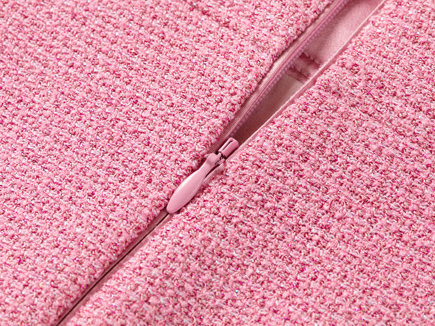 Tweed Parisian-Style Skirt | Pink