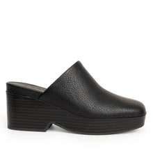 Chata | Black Tumbled Faux Leather