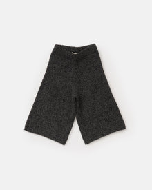 Wide Pants - Fuzzy | Black Melange