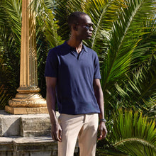 Mens | Elliot Featherlight Short Sleeve Polo | Navy