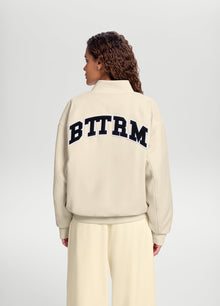 Better League Varsity Jacket | Creamy White