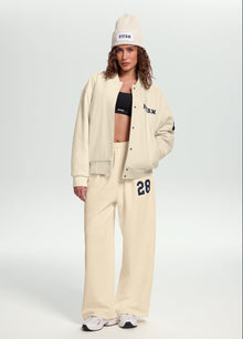 Better League Varsity Jacket | Creamy White