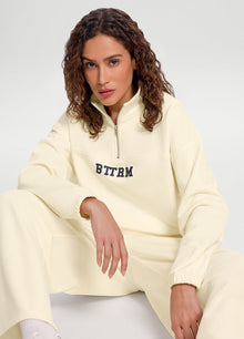 Better League Zip Sweatshirt | Creamy White