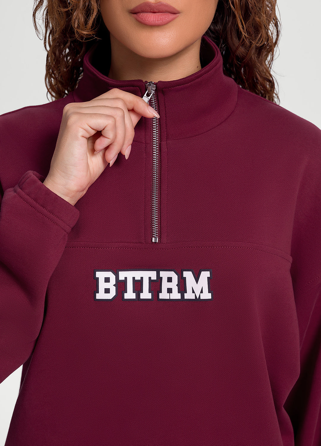 Better League Zip Sweatshirt | Burgundy