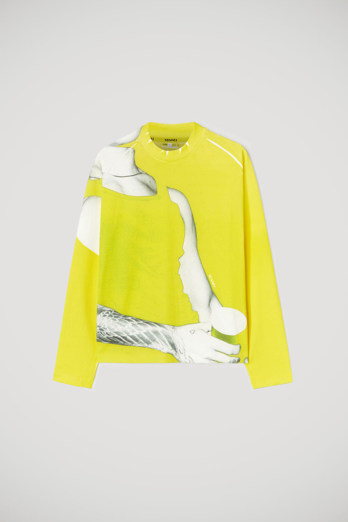 Long Sleeves T-Shirt Print | Unisex | Yellow