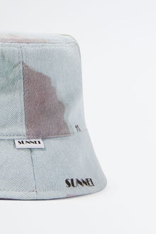 Denim Bucket Hat | Unisex | Flower Print