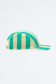 Striped Baseball Cap | Unisex | Light Yellow x Green