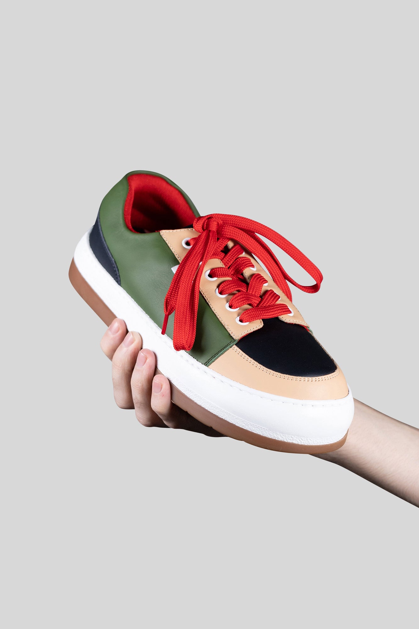 Color Block Leather Dreamy Shoes | Unisex | Multicolor