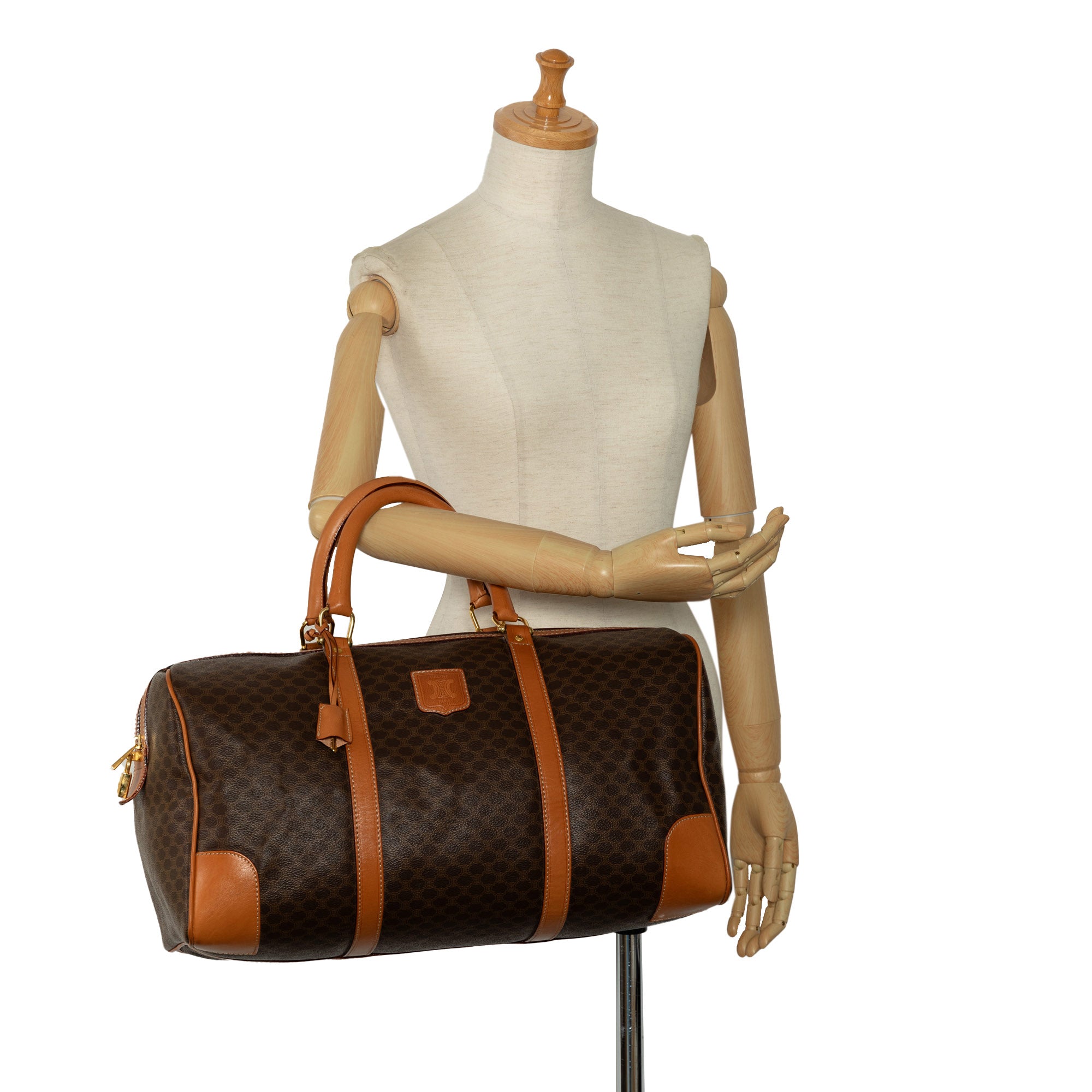 Céline Pre-Owned Macadam Travel Bag | Women | Brown