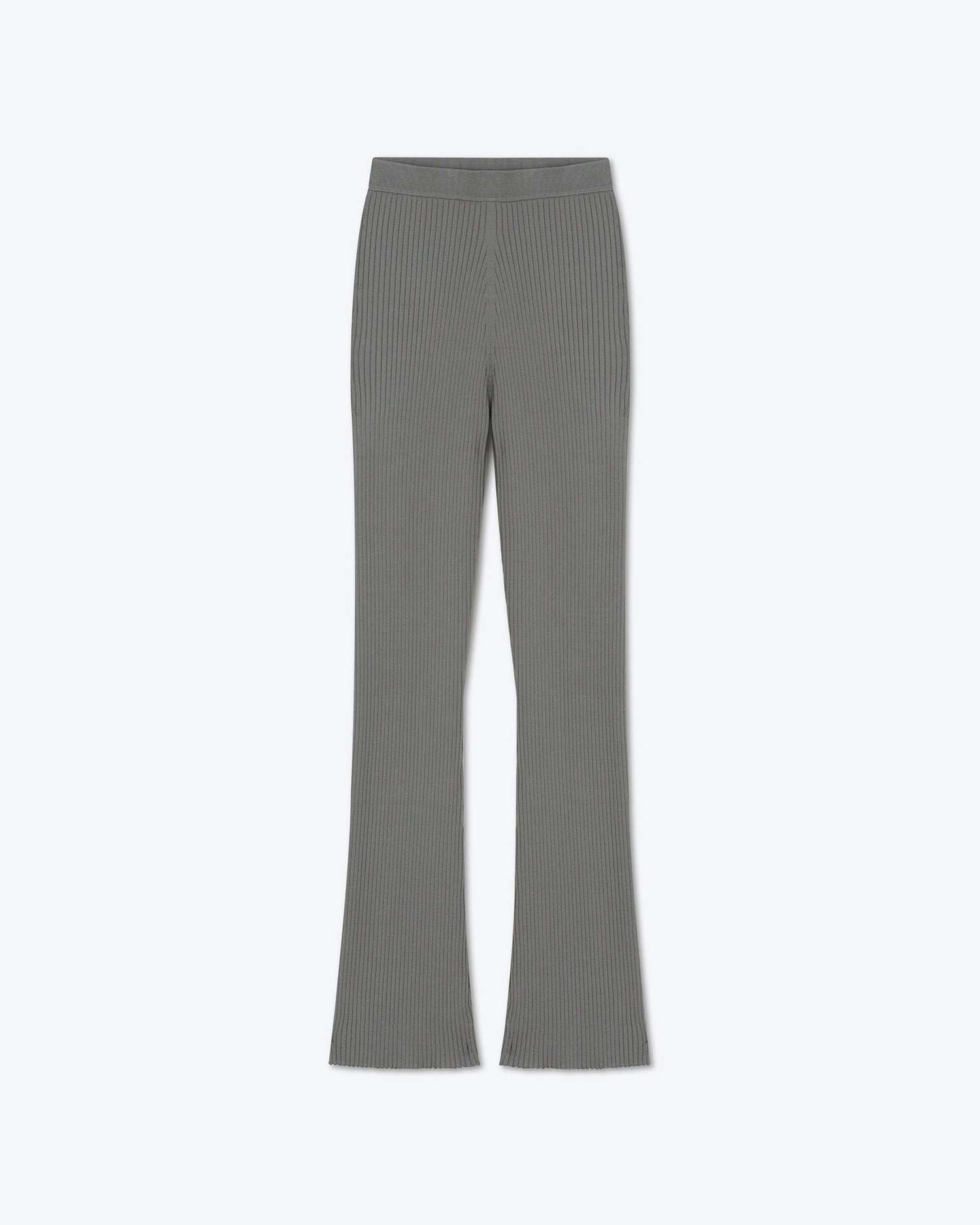 Womens | Alea Ribbed Pants | Asphalt