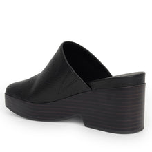 Chata | Black Tumbled Faux Leather