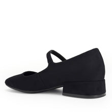 Isannah | Black Faux Suede