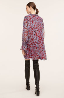 Vera Fleur Chiffon Smocked Dress | Vera Fleur Cherry Combo