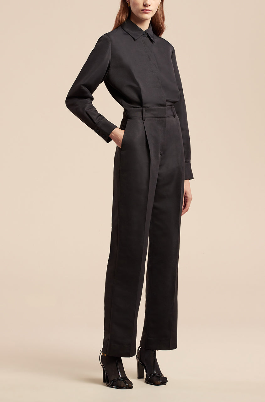 Faille Jumpsuit | Black