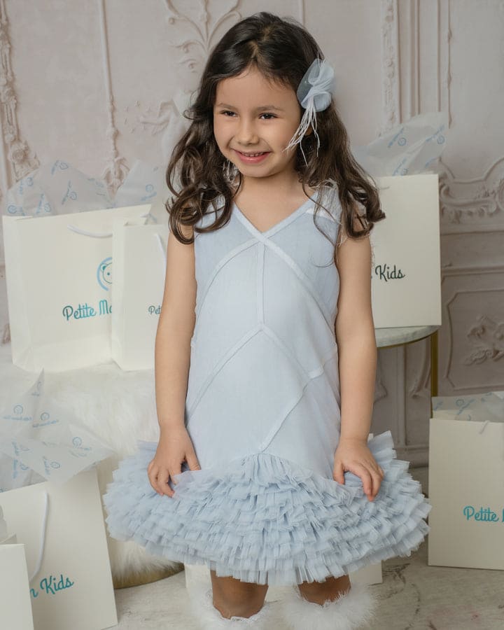 Skylar Blue Tulle Tutu Dress | Blue