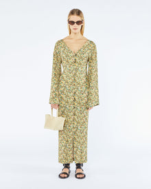 Womens | Verda Printed Maxi Dress | Ditsy Floral