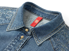 Stretch Waist Classic Denim Shirt | Blue