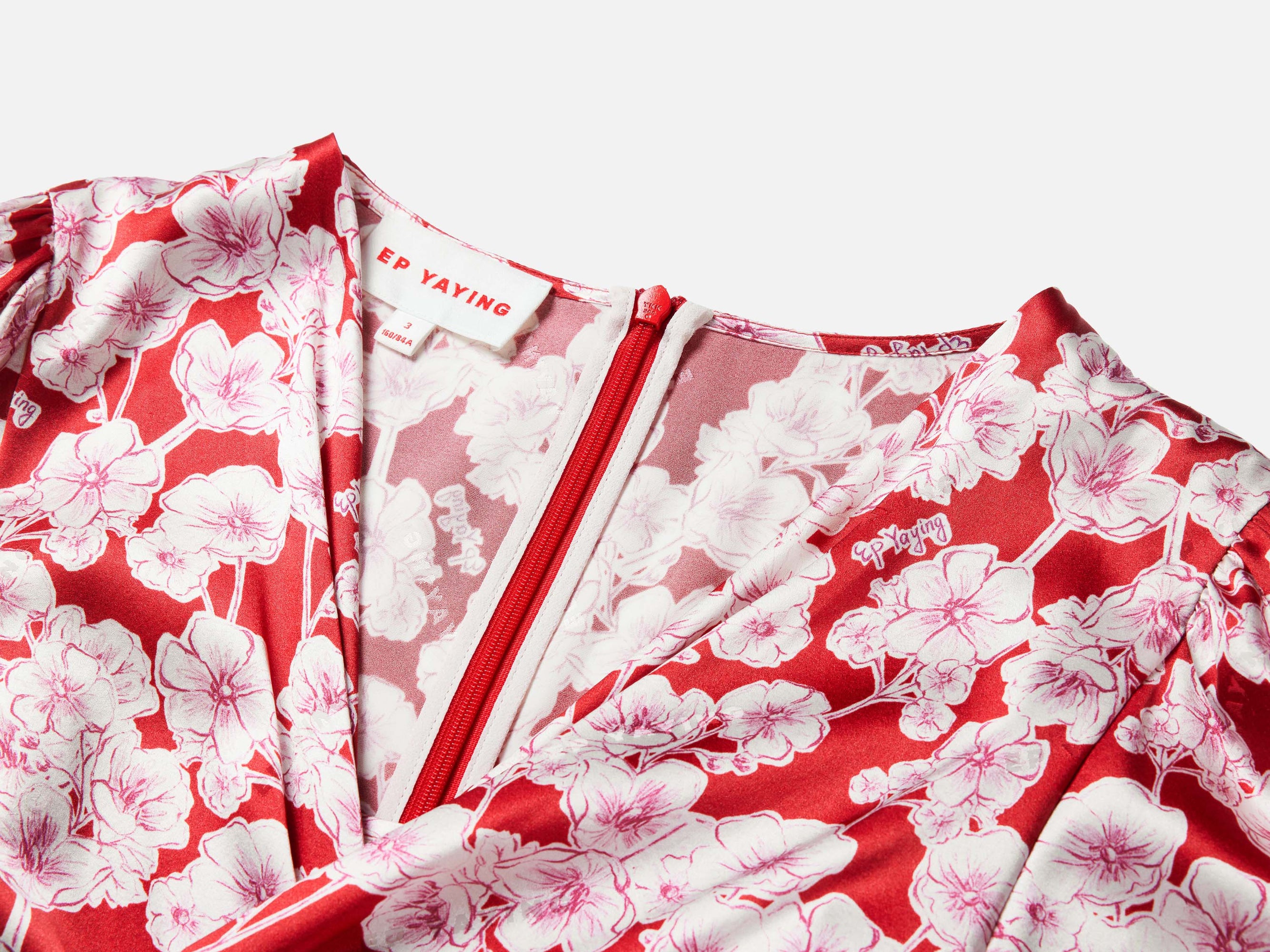 Floral Print Dress | Red